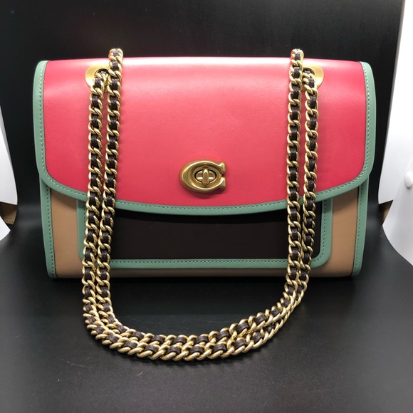 Coach Handbags - Coach Parker Color block bag NWT